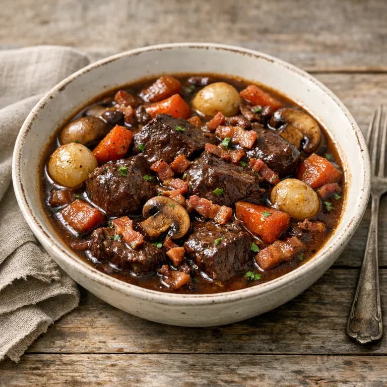 Classic Beef Bourguignon