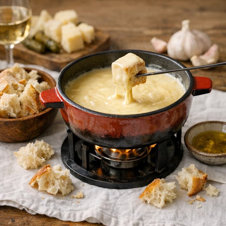 Savoyard Cheese Fondue