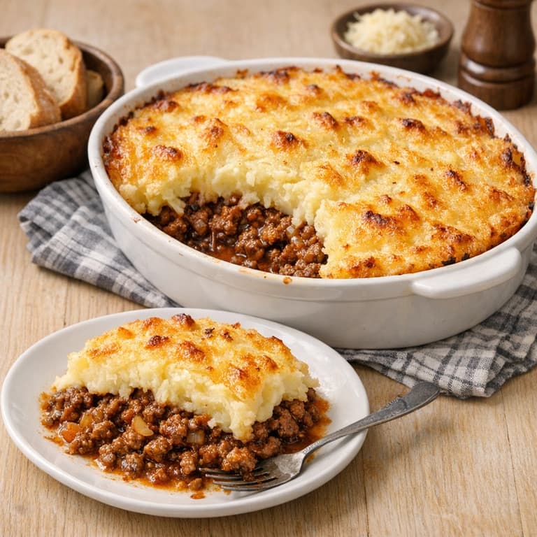 Hachis parmentier, French shepherd's pie