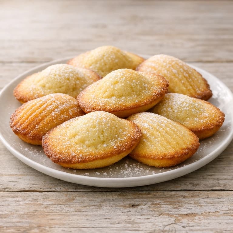 Butter and Lemon Madeleines