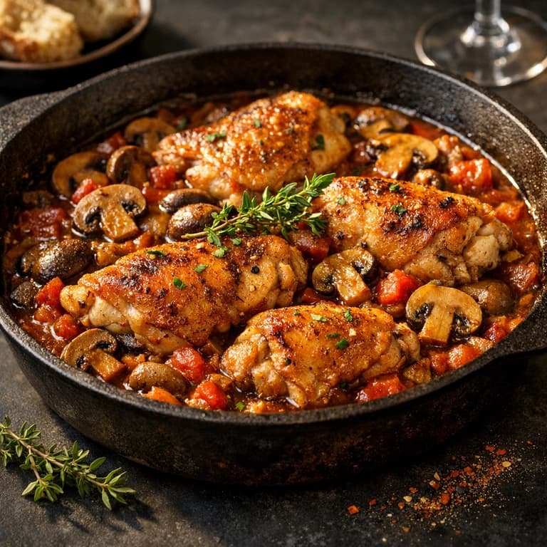 Chicken Chasseur with Mushrooms
