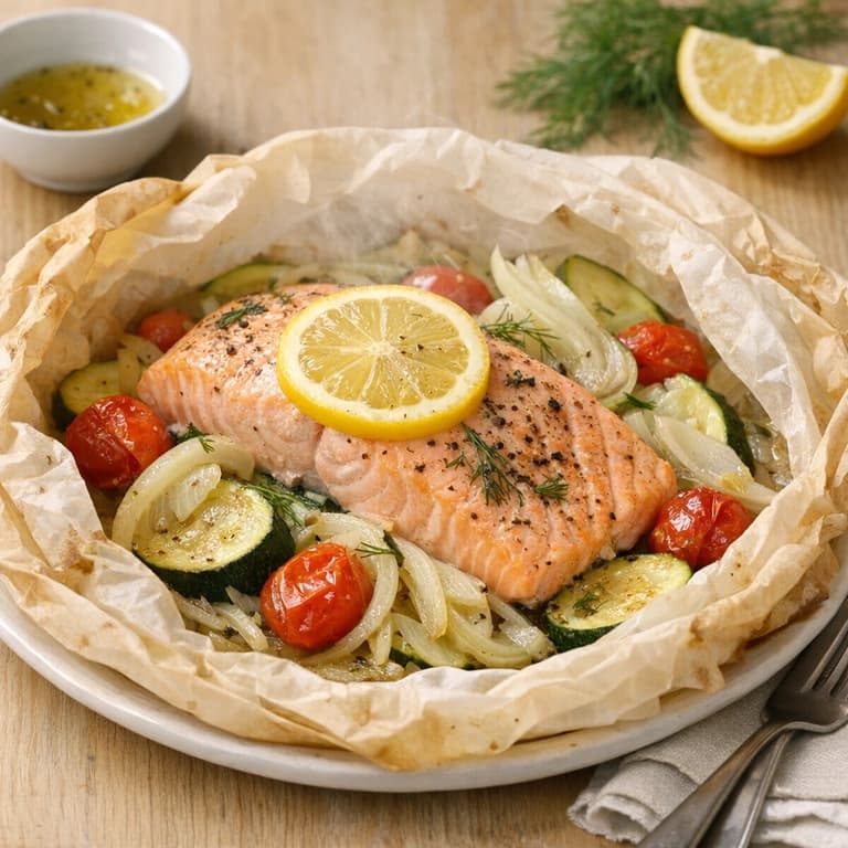 Salmon en Papillote