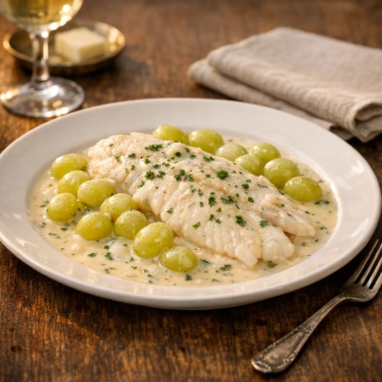Sole Véronique with Grapes